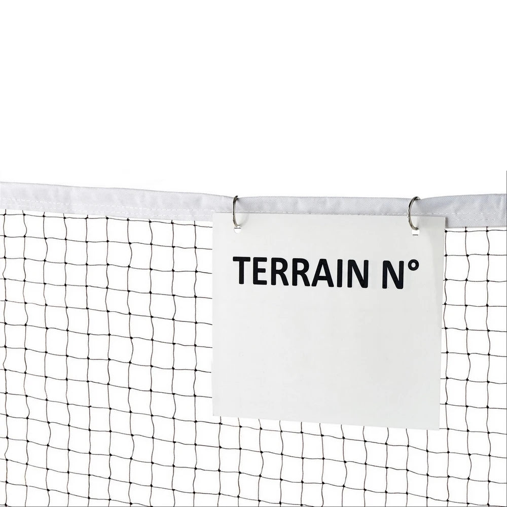 Badminton - affichage terrain - lot de 3 fiches