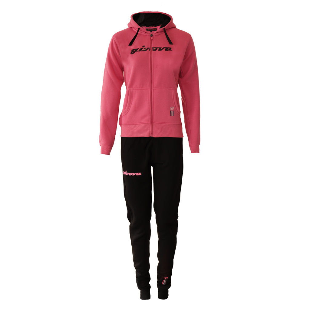 TUTA DONNA 105 PAILLETTES CON CAPP in FELPA