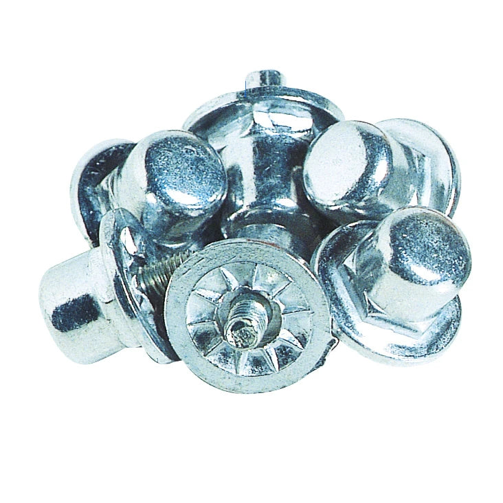Crampons 21 mm coniques aluminium - Sachet de 100