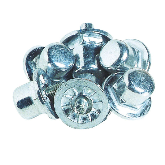 Crampons 21 mm coniques aluminium - Sachet de 100