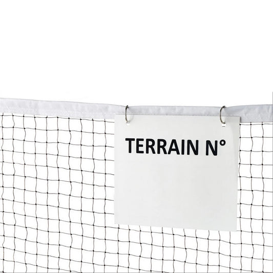 Badminton - affichage terrain - lot de 3 fiches