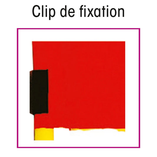 Lot de 4 clips poteaux corner