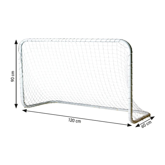Mini-cage de football métallique - 120 x 90 x 60 cm
