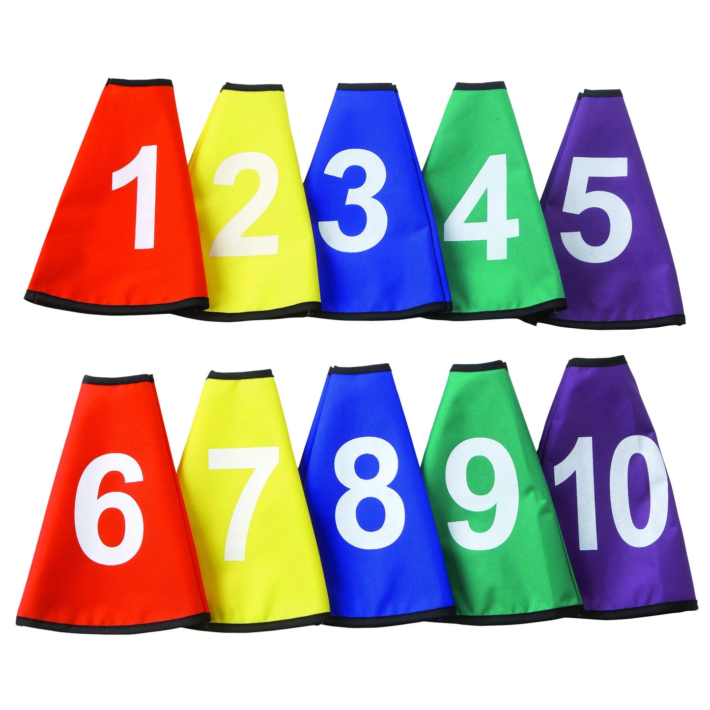 Col de cône - numérotés de 1 à 10