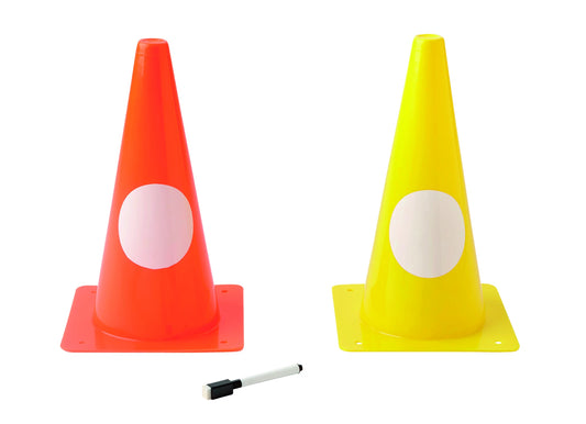 Lot de 5 cônes 30 cm pour marquage