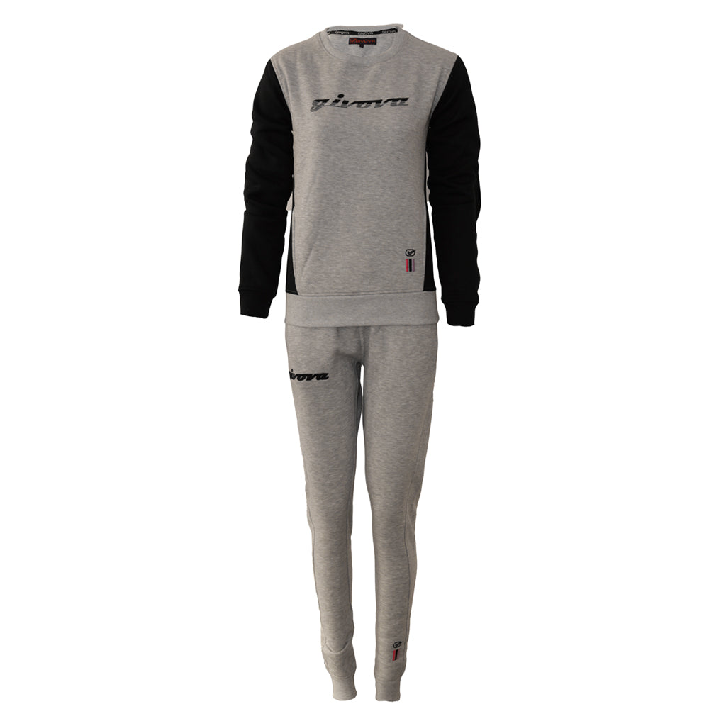 TUTA DONNA 102 G/COLLO CON TASCHE IN FELPA